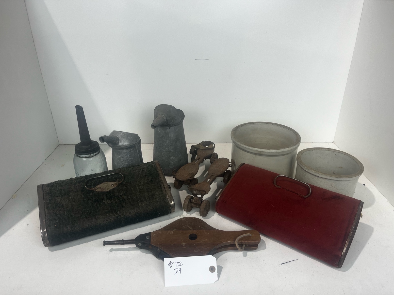 lot 132 image: Antique Household Items
