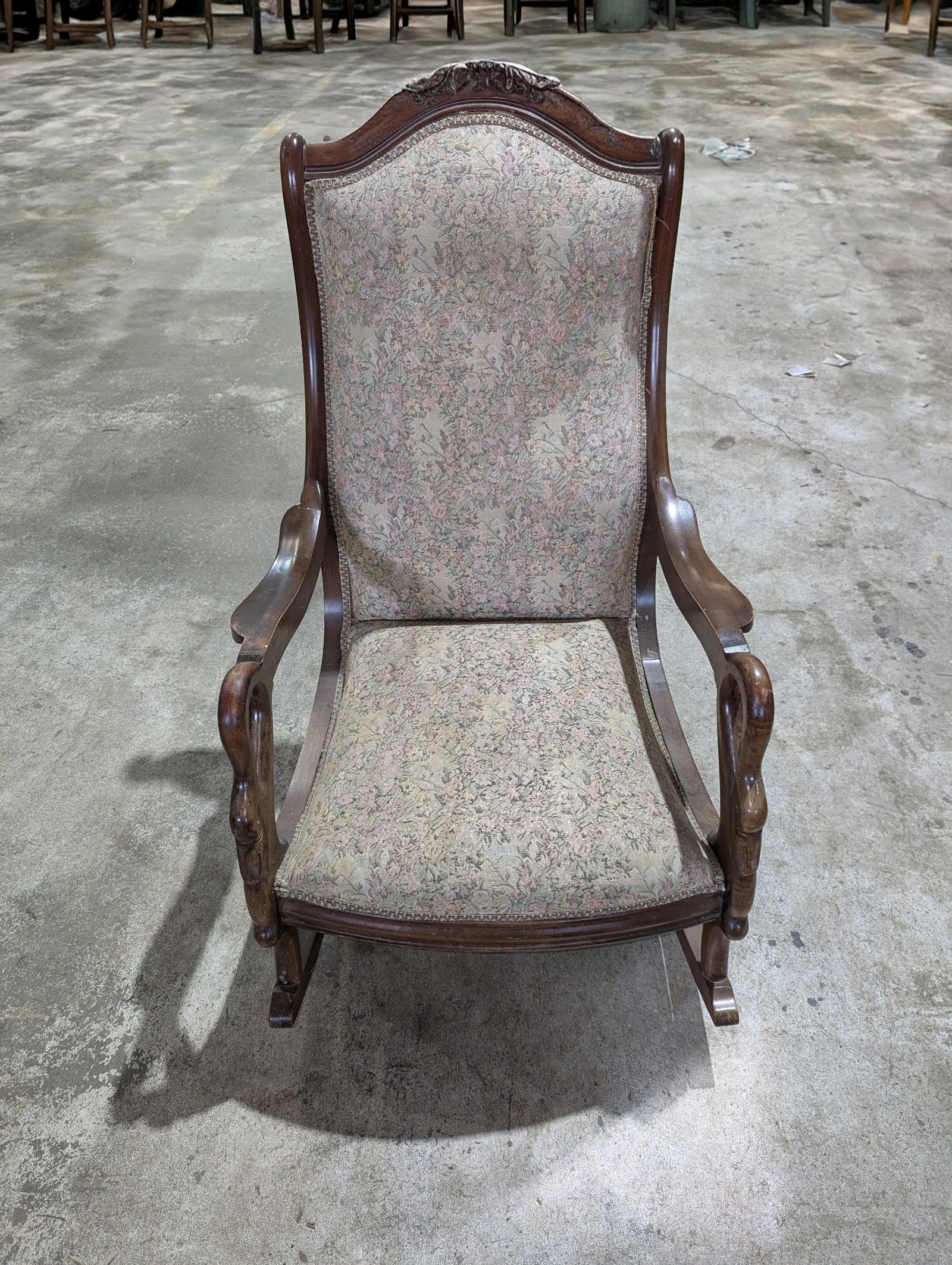 lot 144 image: Antique Rocking Chair