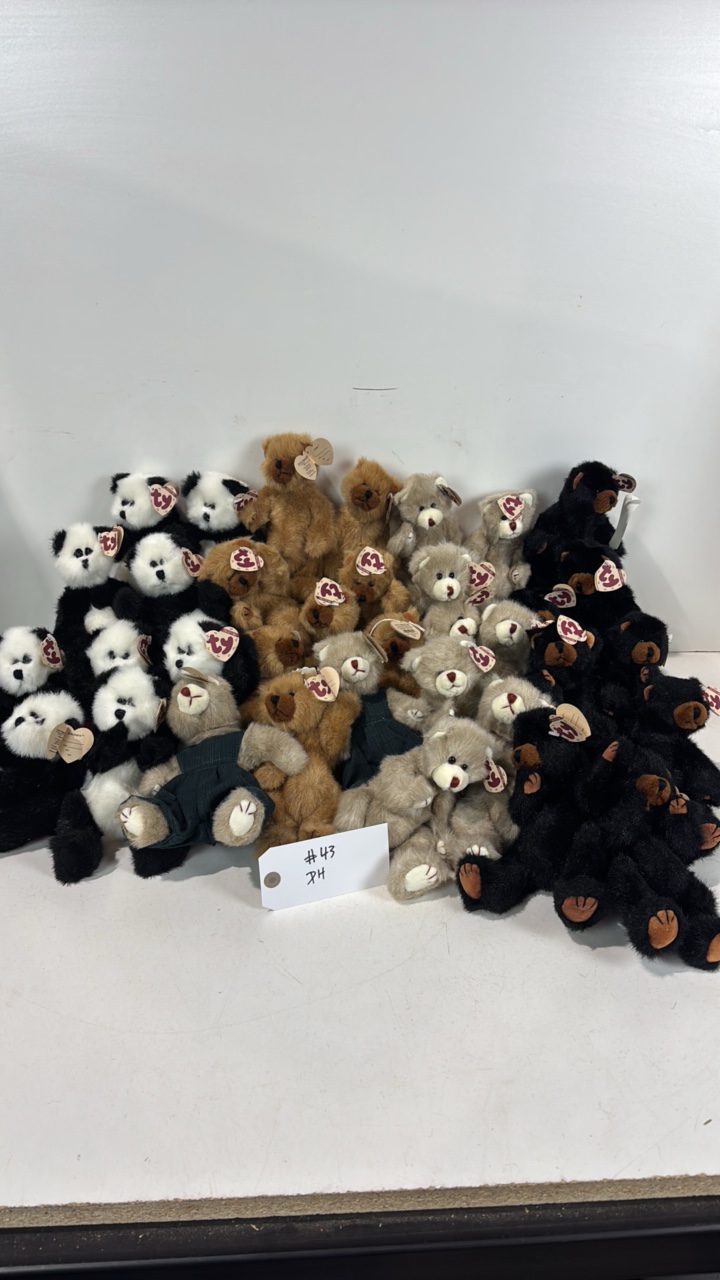lot 43 image: Lot of Ty Plush Toys The Attic Treasures Collection