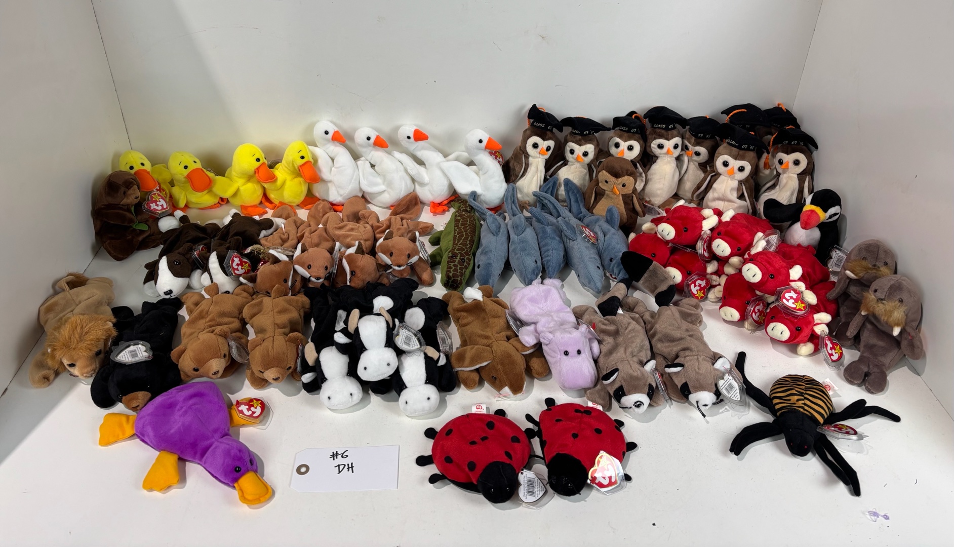lot 6 image: Lot of Ty Beanie Babiea wtags and McDonalds beanies collectibles