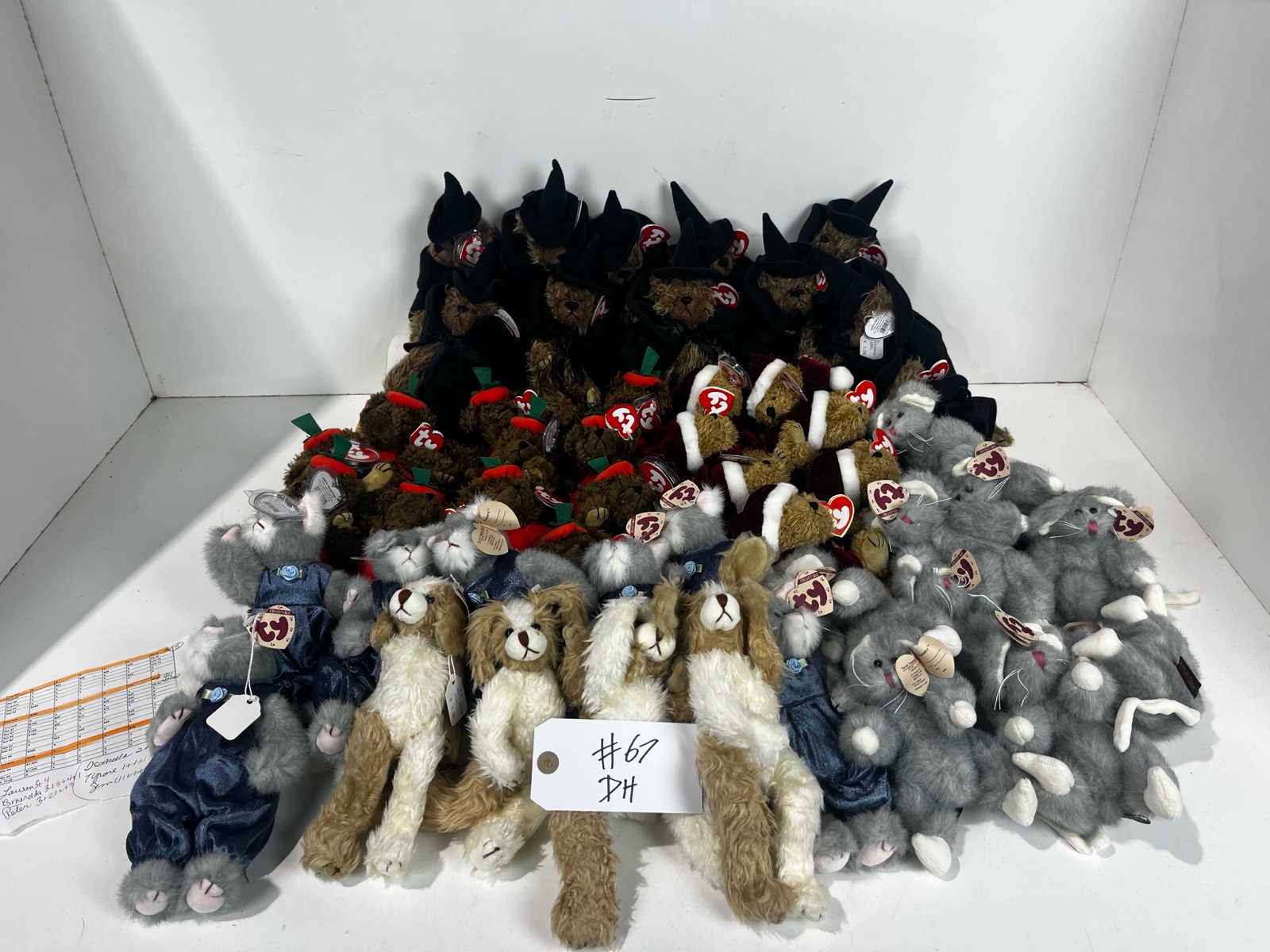 lot 67 image: TY Attic Plush Collectibles