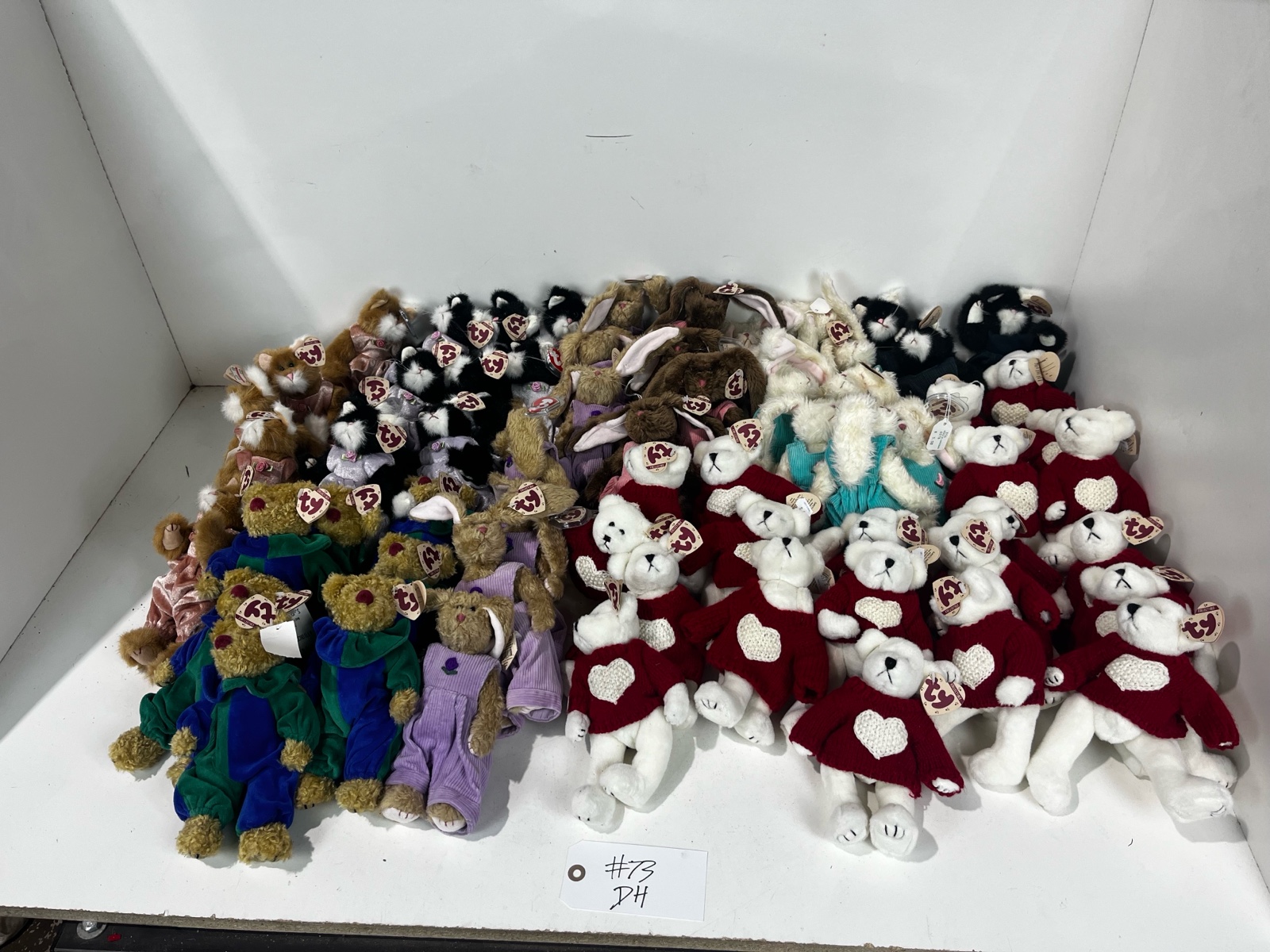 lot 73 image: Ty Attic Plush Toys