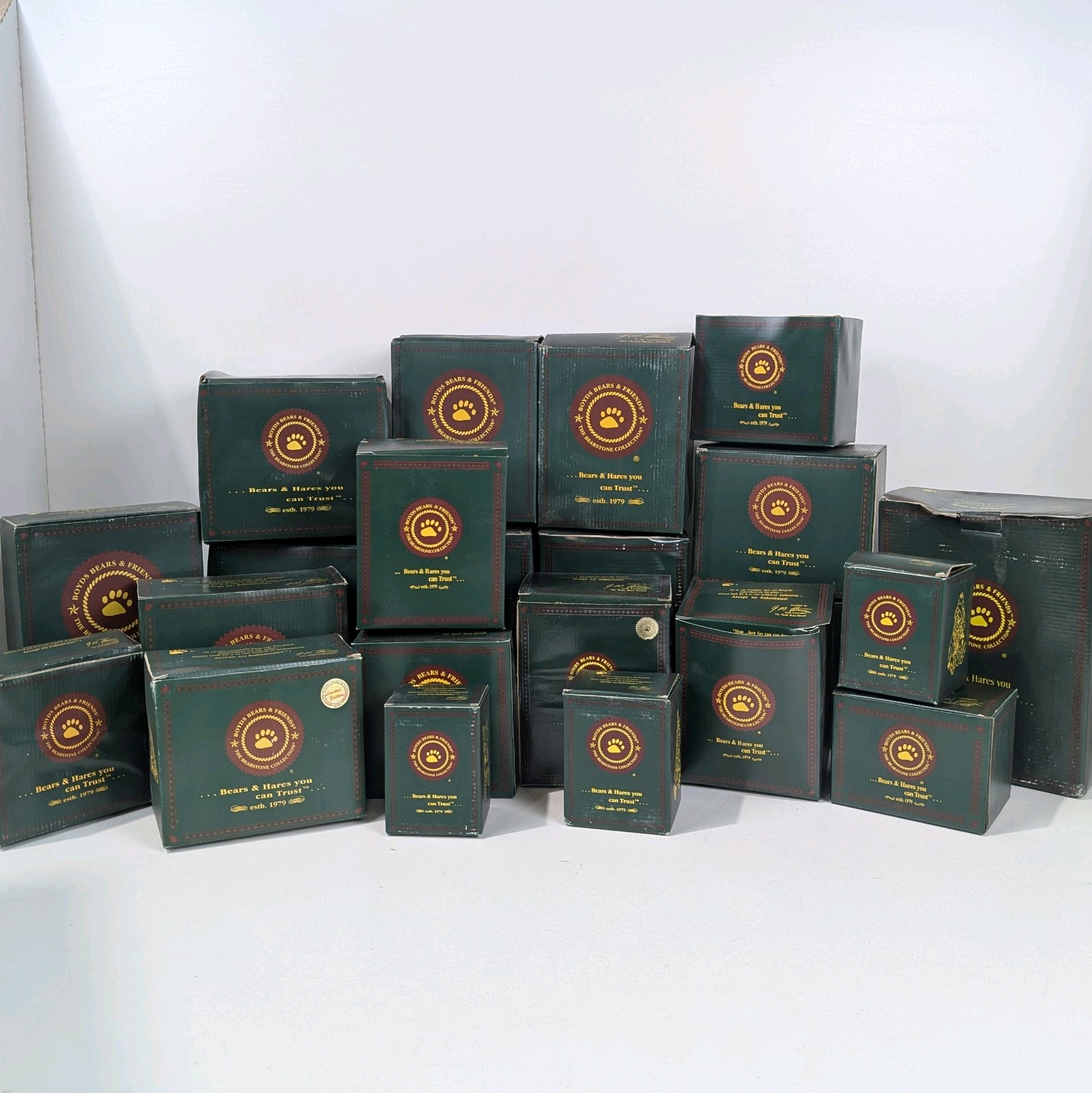 lot 87 image: Large Lot of Boyds Bears