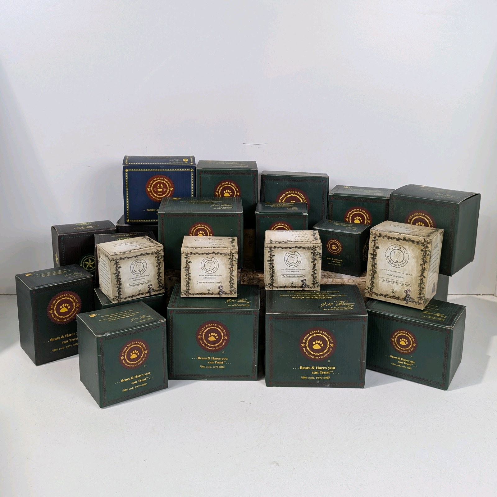 lot 88 image: Large Lot of Boyds Bears