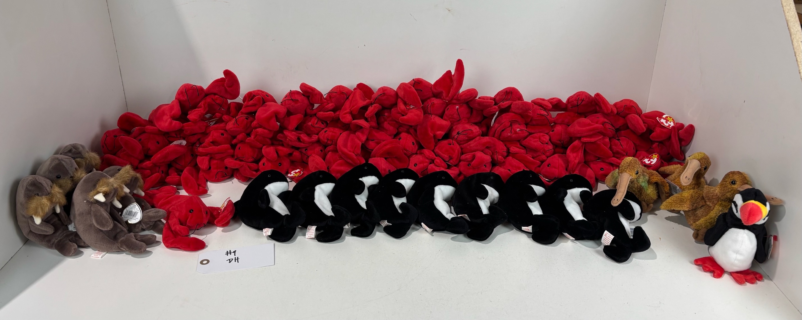 lot 9 image: Lot of Beanie Babies various animals wtags