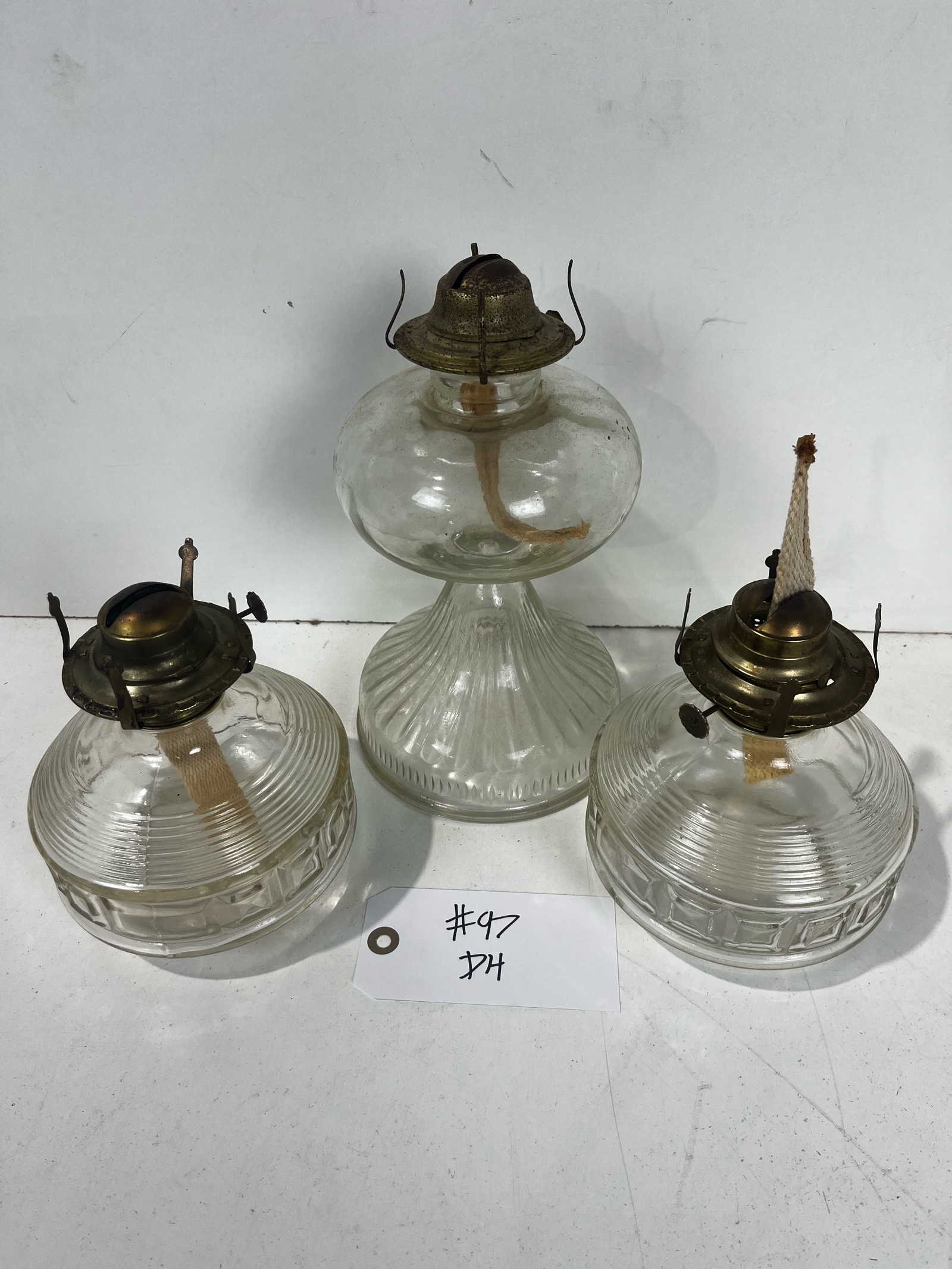 lot 97 image: Vintage Lanterns and vases
