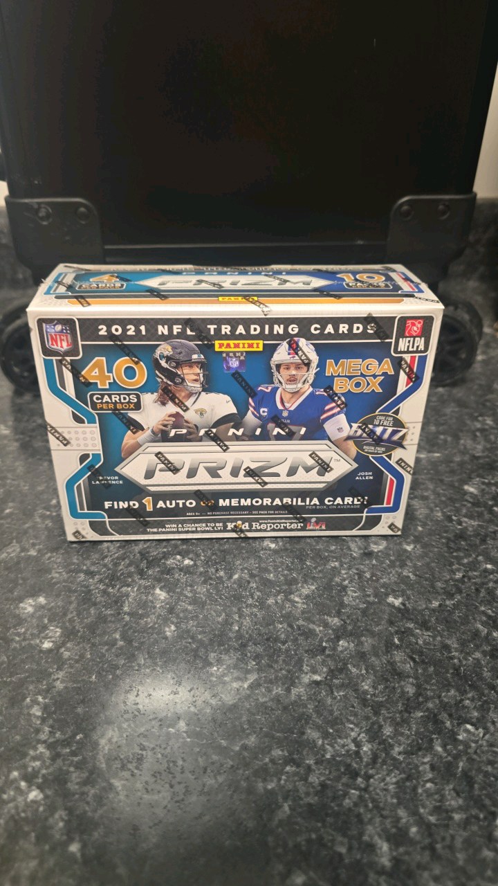Prizm 2021 NFL Training Cards Mega Box Sealed