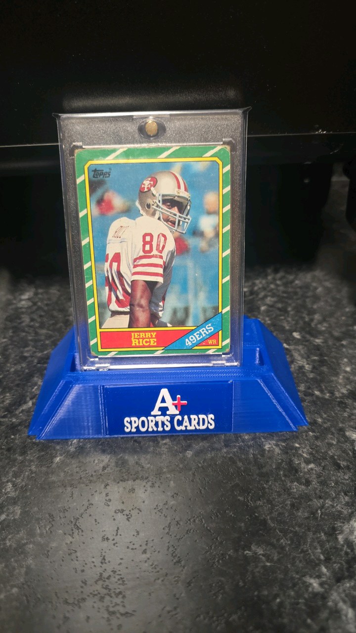 lot 18 image: Topps 1986 Jerry Rice #161