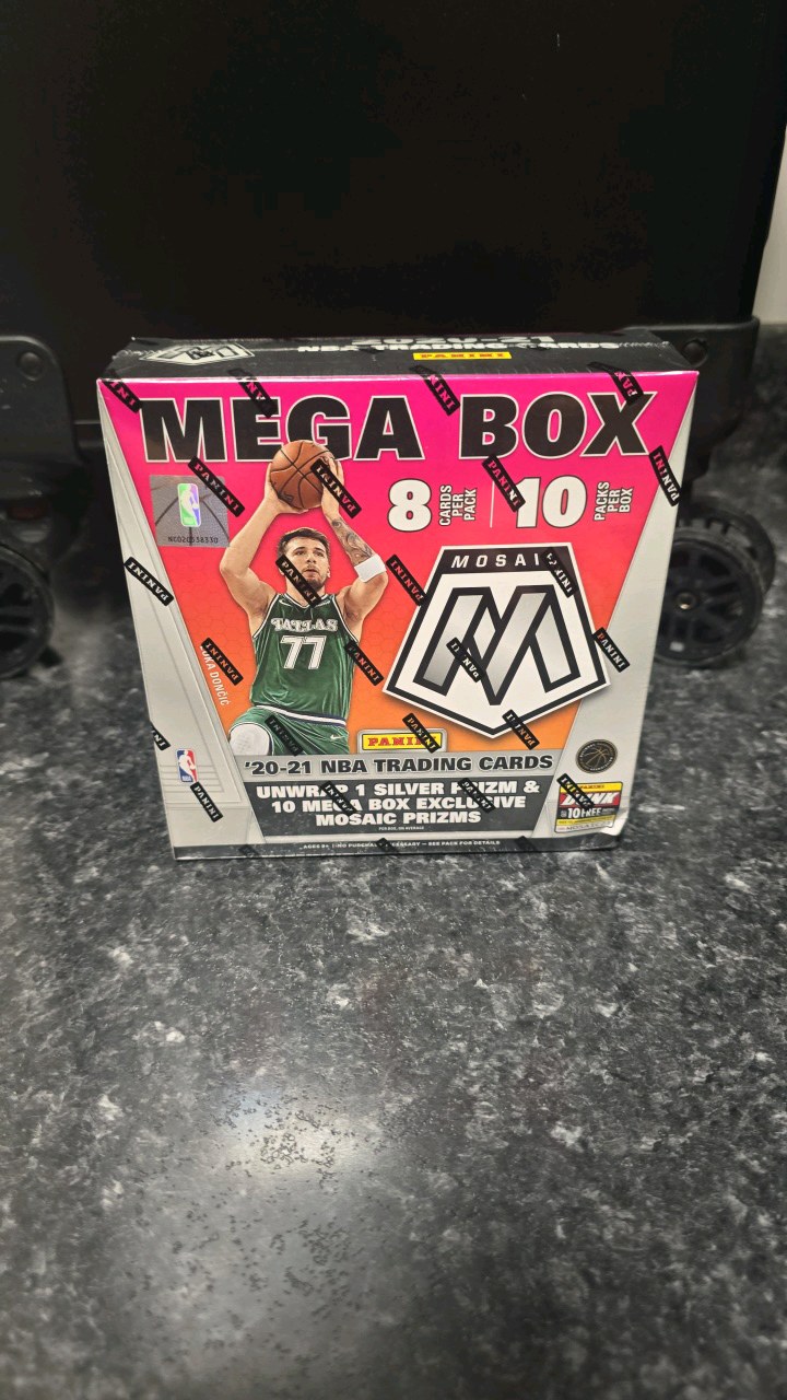 2020-21 Panini Mosaic NBA Basketball Factory Sealed Mega Box