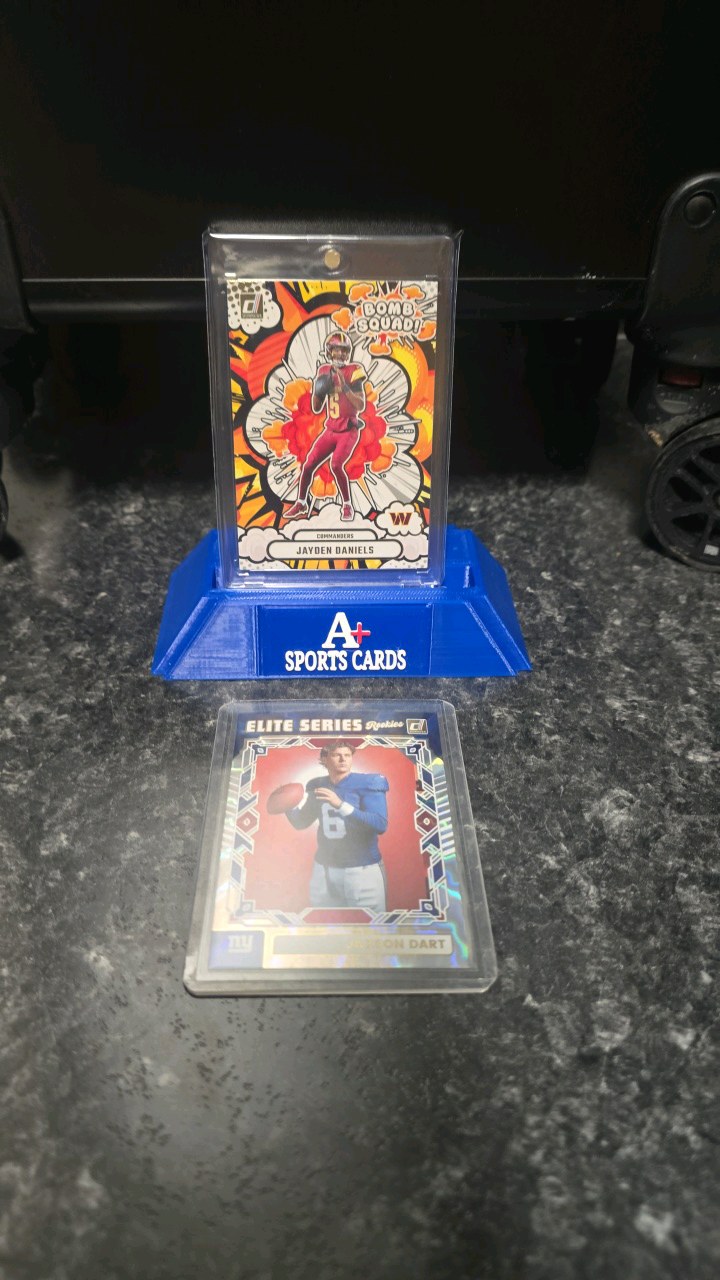 lot 29 image: 2025 Panini Donruss Bomb Squad Jayden Daniels2025 Donruss Elite Series Rookie Jaxson Dart