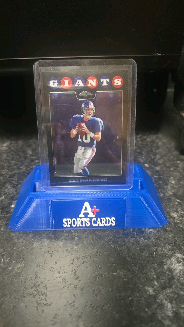 lot 34 image: 2008 Topps Chrome Eli Manning