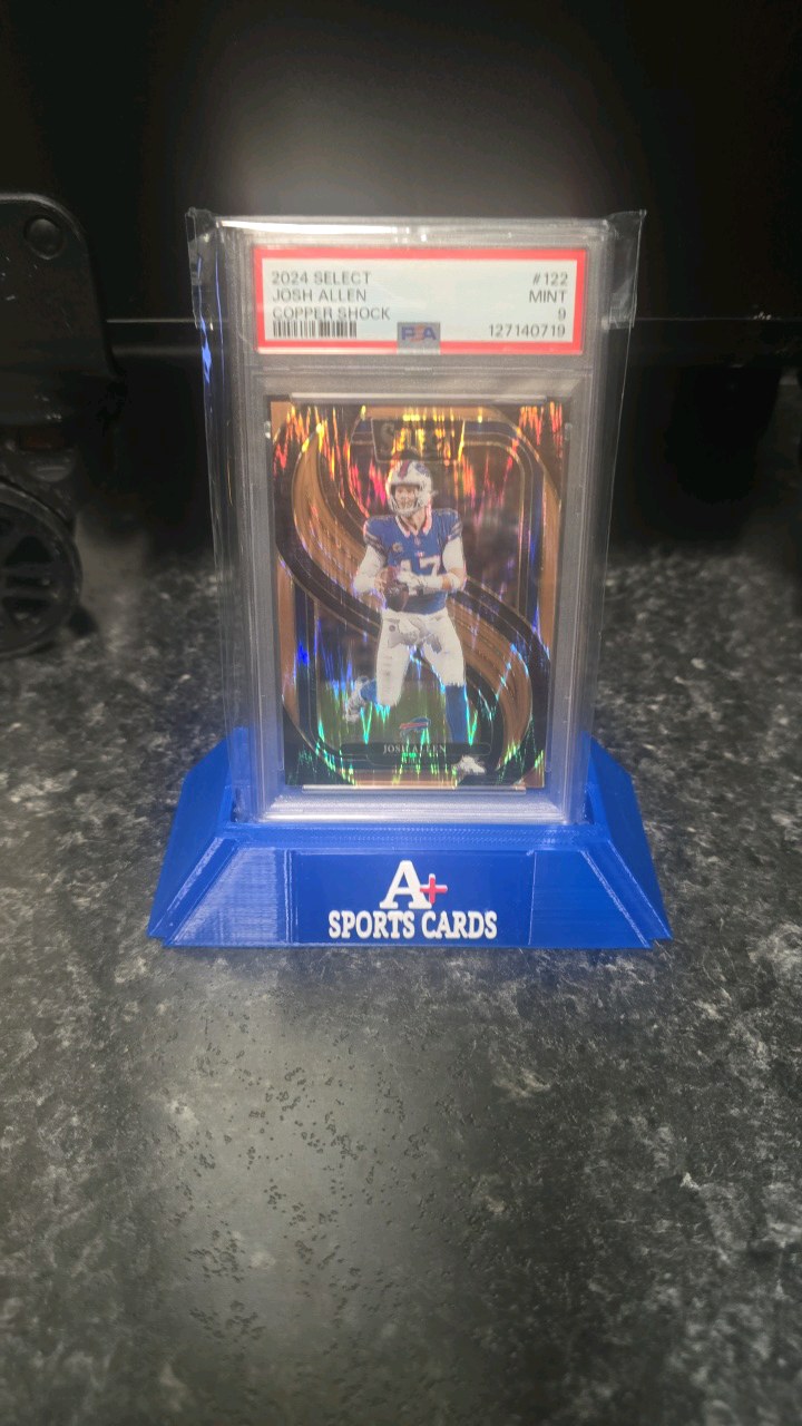 lot 39 image: 2024 Select Josh Allen Copper Shock 043299  PSA 9