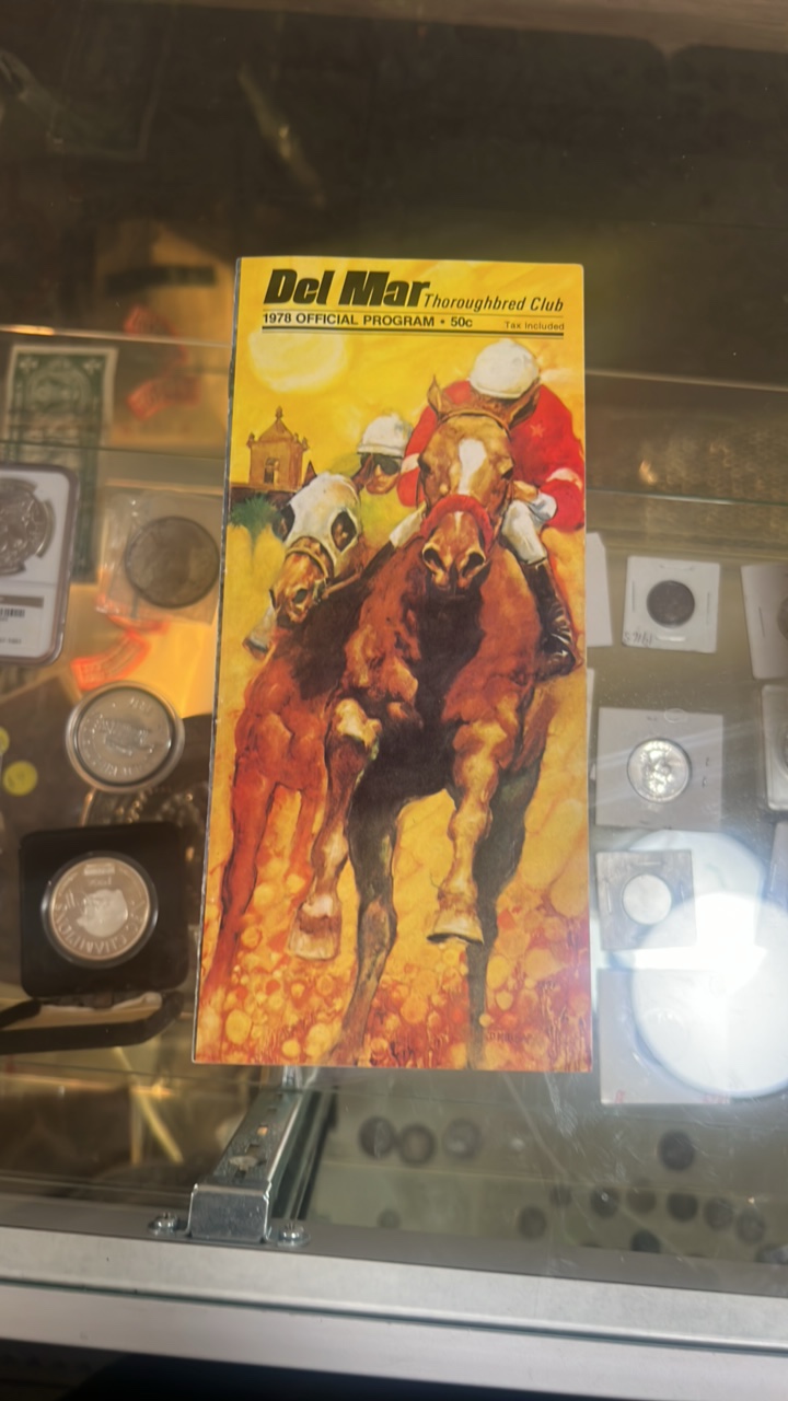 lot 101 image: 1978 Del Mar thoroughbred club race program