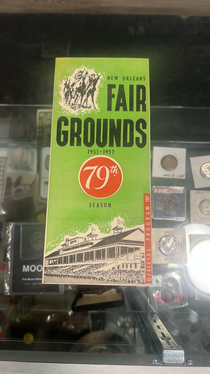 lot 109 image: 1952 New Orleans fair grounds race program