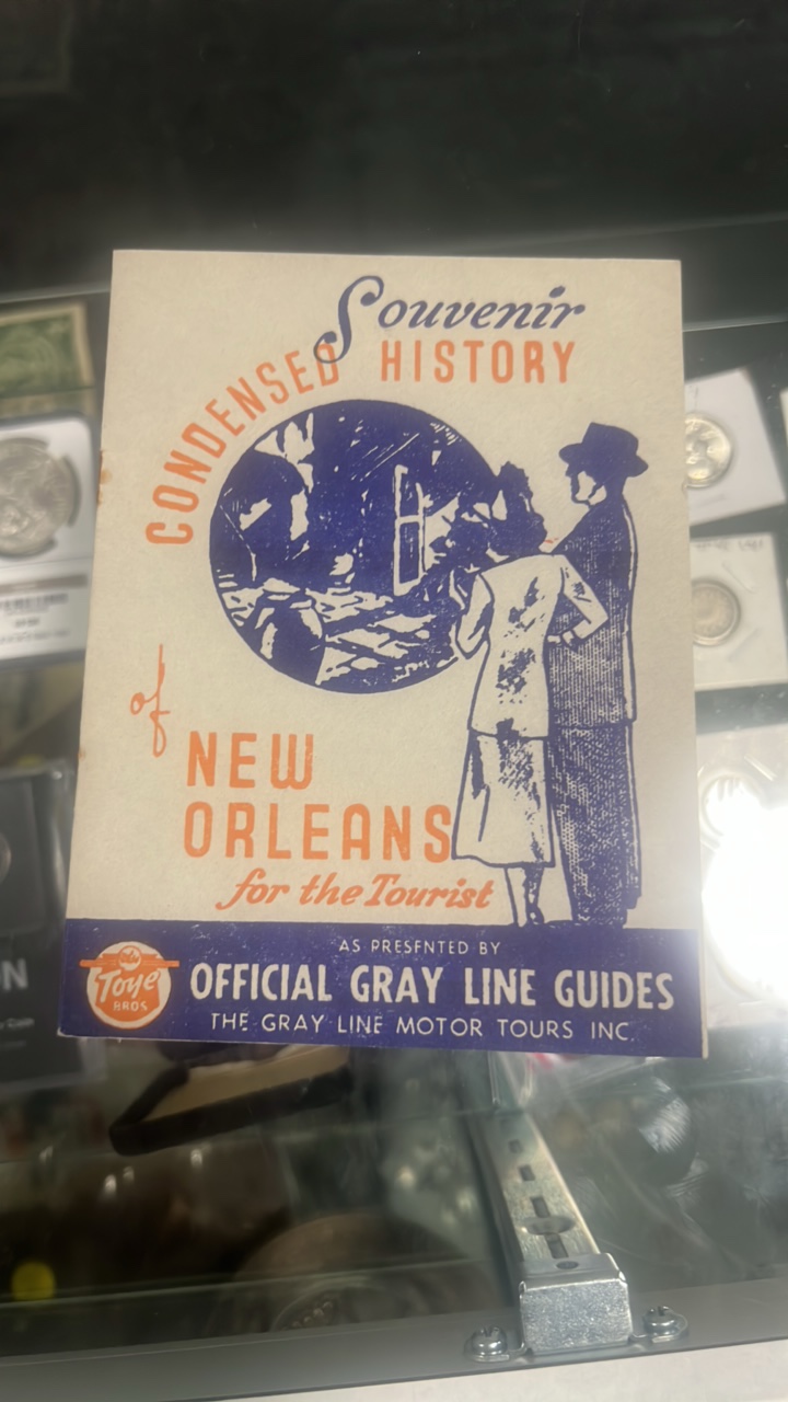 lot 110 image: antique New Orleans history souvenir booklet