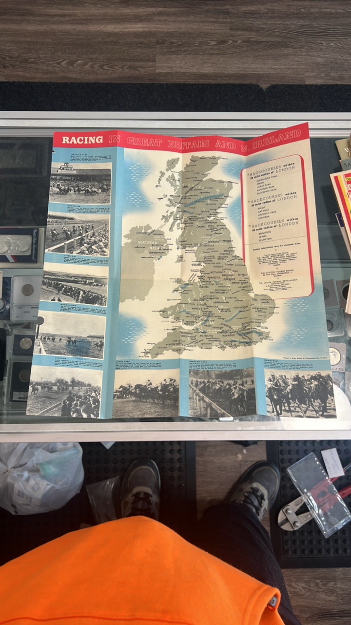 lot 112 image: antique racing in Great Britain and Ireland pamphlet