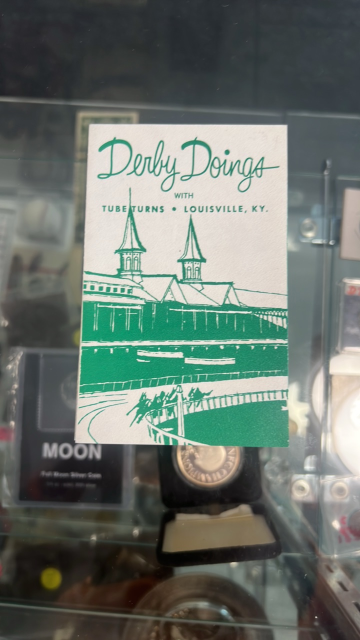lot 118 image: vintage Kentucky derby booklet