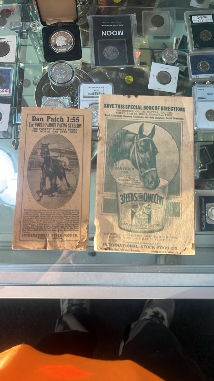 lot 131 image: antique Dan patch booklets