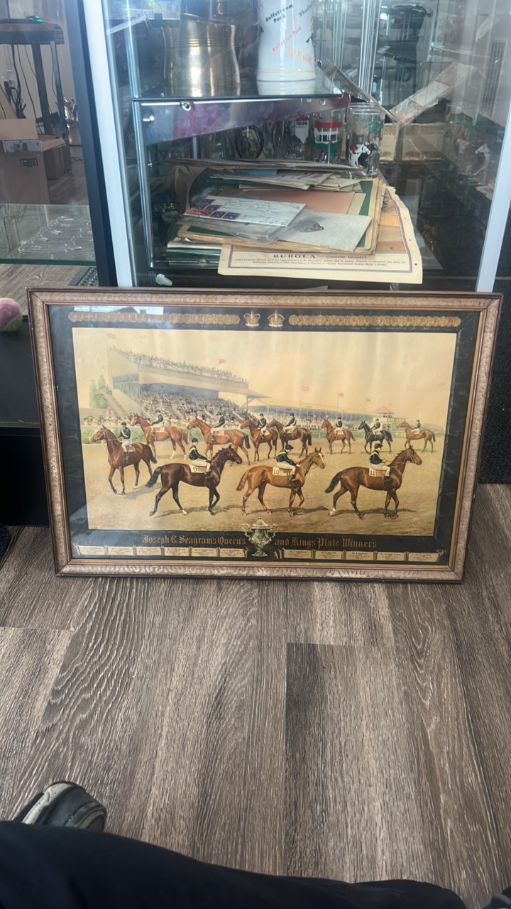 1906 Joseph e Seagrams queens and kings plate winners poster