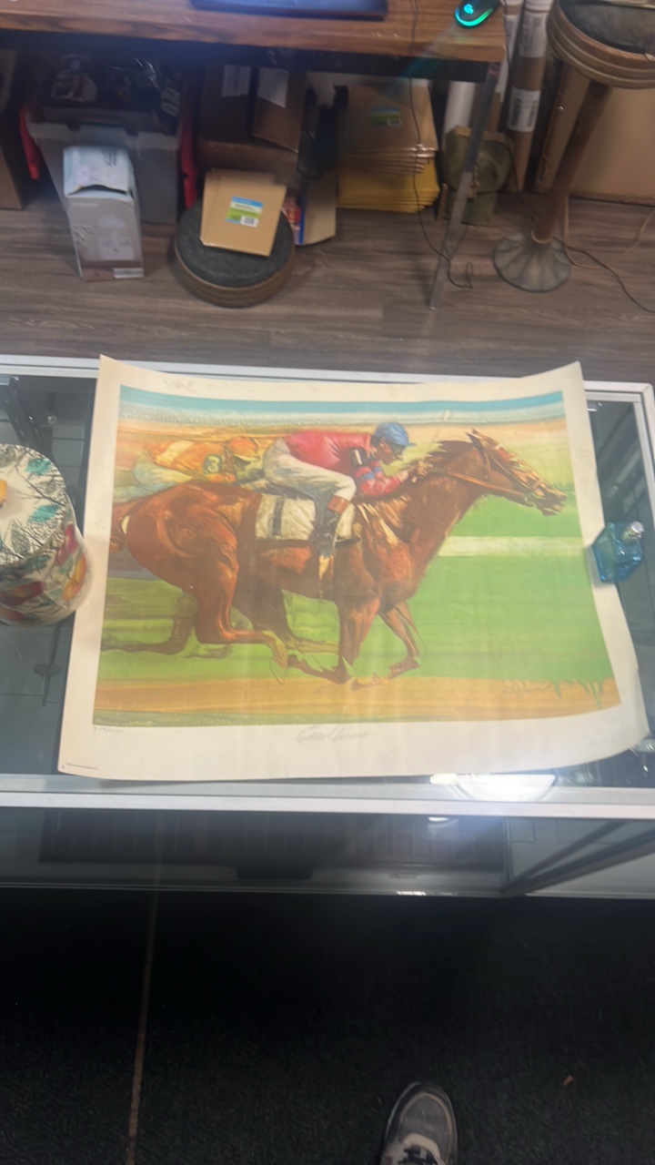 lot 29 image: 1974 Eddie Arcaro signed and numbered print