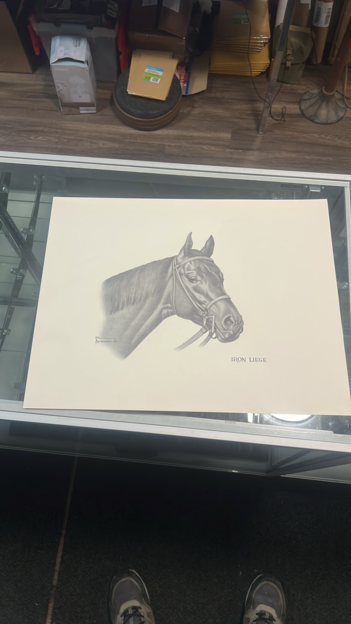 lot 33 image: Alan f brewer jr iron liege print