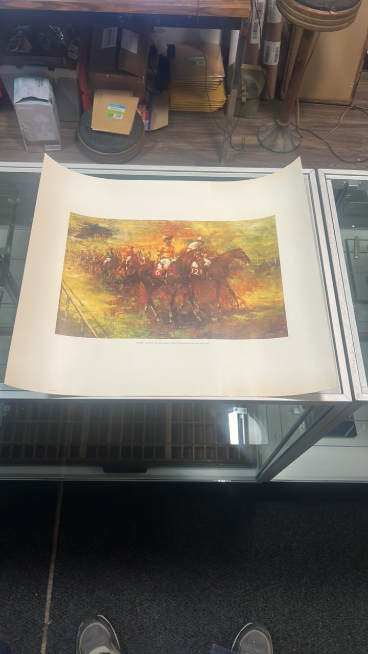 lot 46 image: vilmon jockeys print