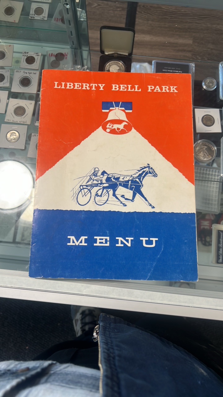 lot 76 image: 1963 liberty bell park menu