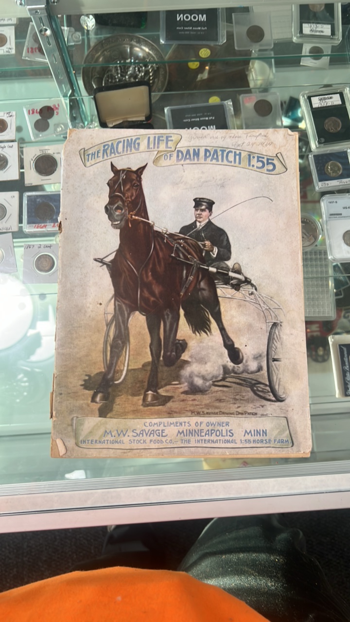 lot 80-1 image: 1919 the racing life of Dan patch booklet
