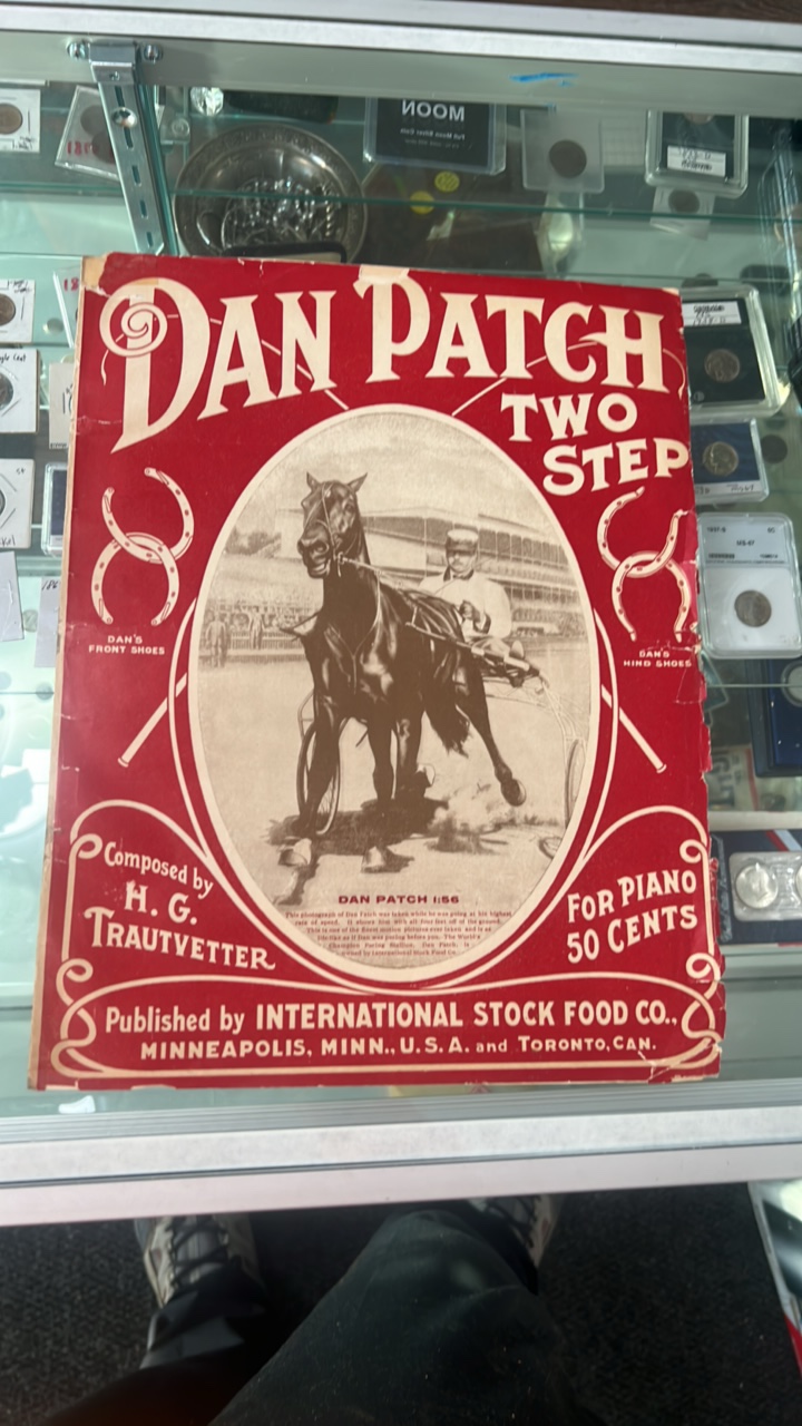 lot 90-1 image: early 1900s Dan patch sheet music