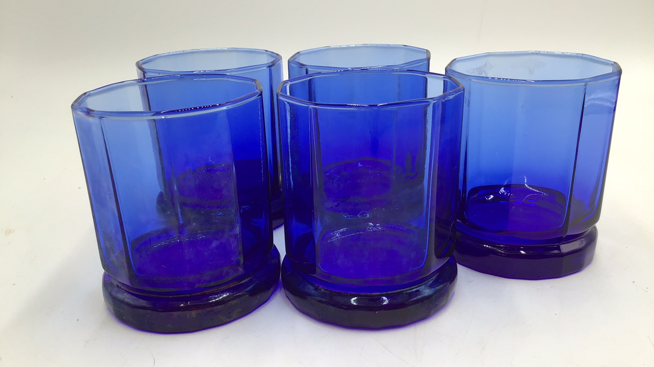 lot 108 image: Vintage Blue Glasses