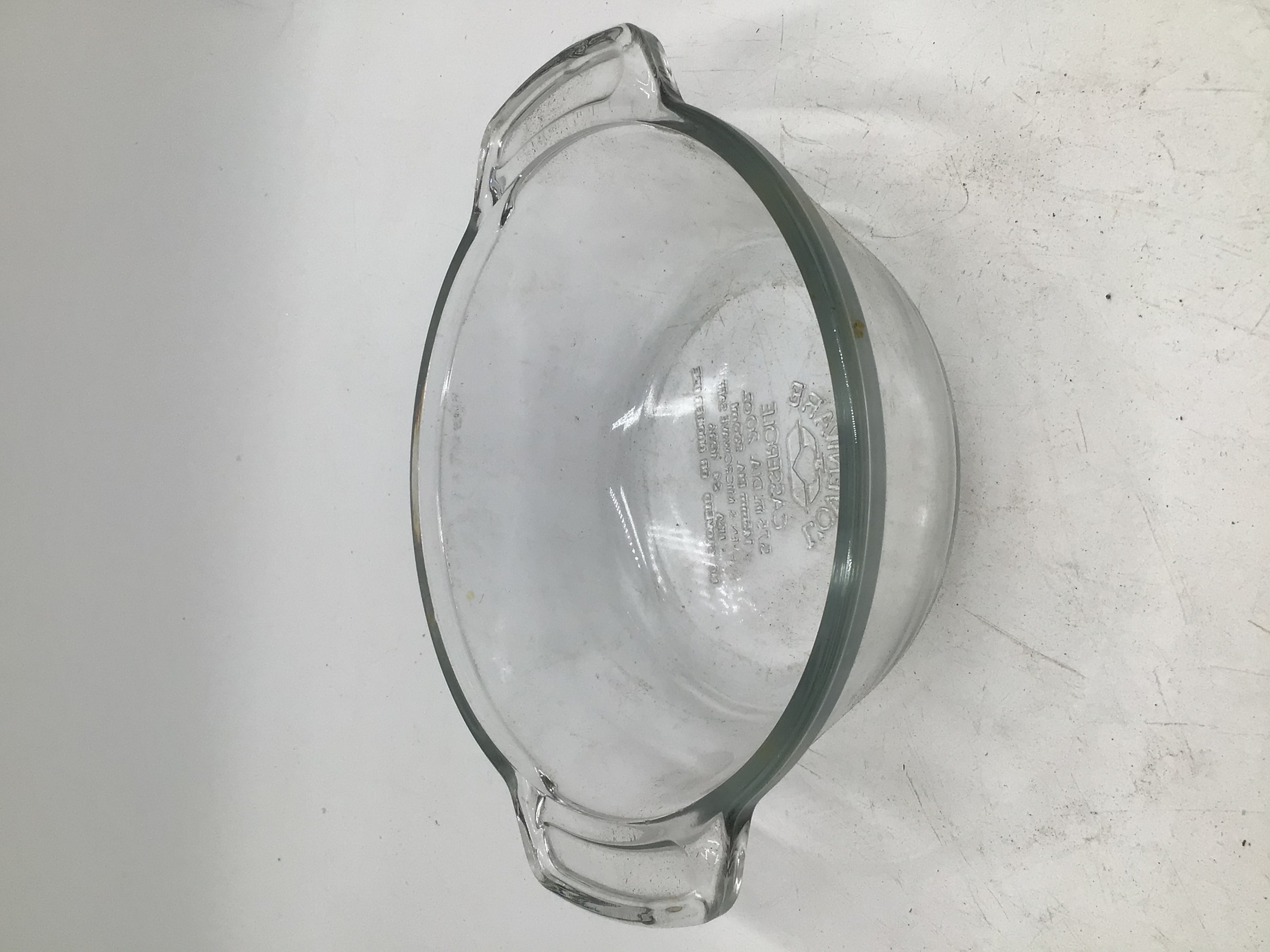 lot 166 image: Vintage Pyrex Ovenware Casserole Bowl with Handles