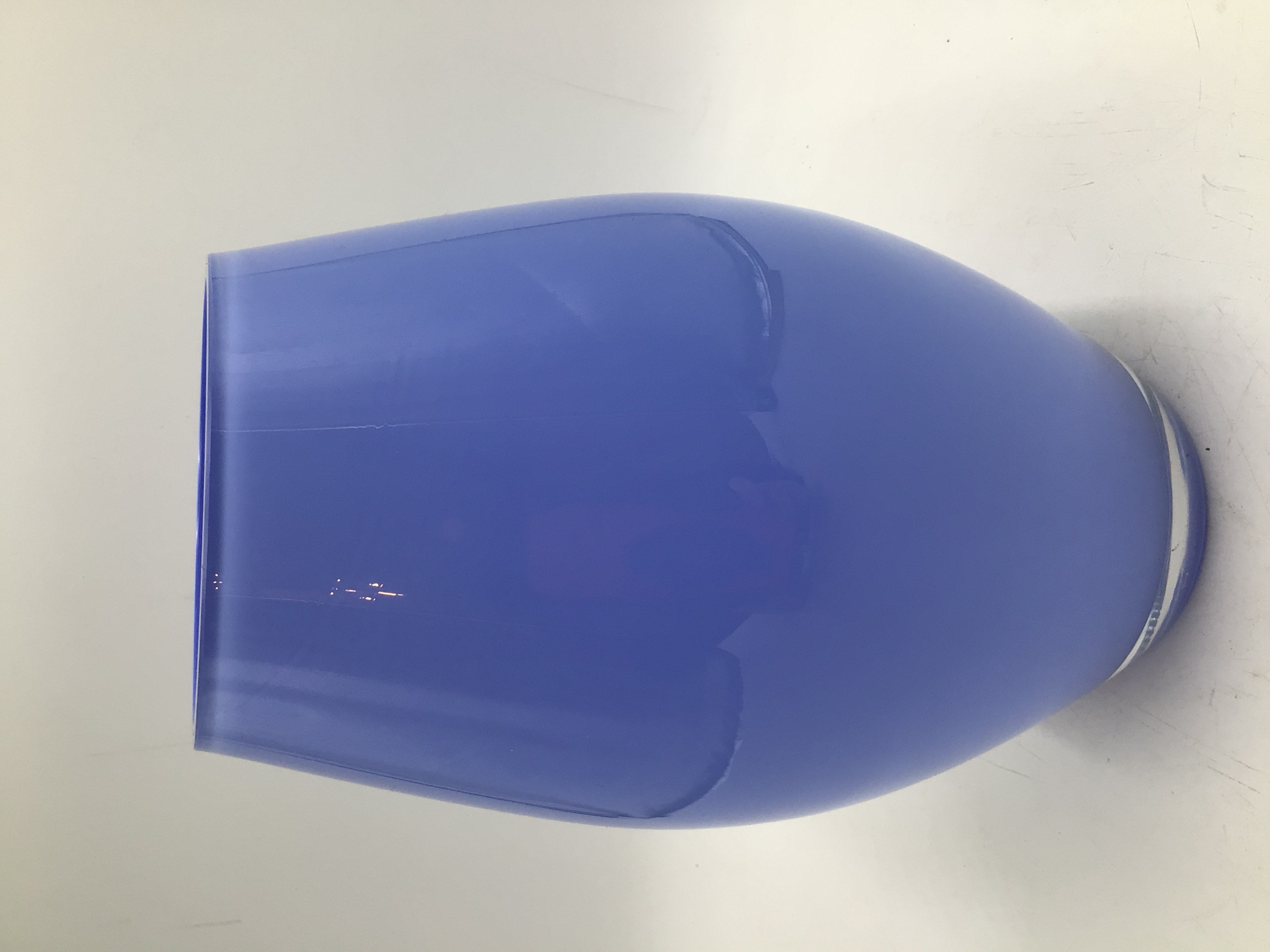 lot 64 image: Vintage Blue Glass Vase