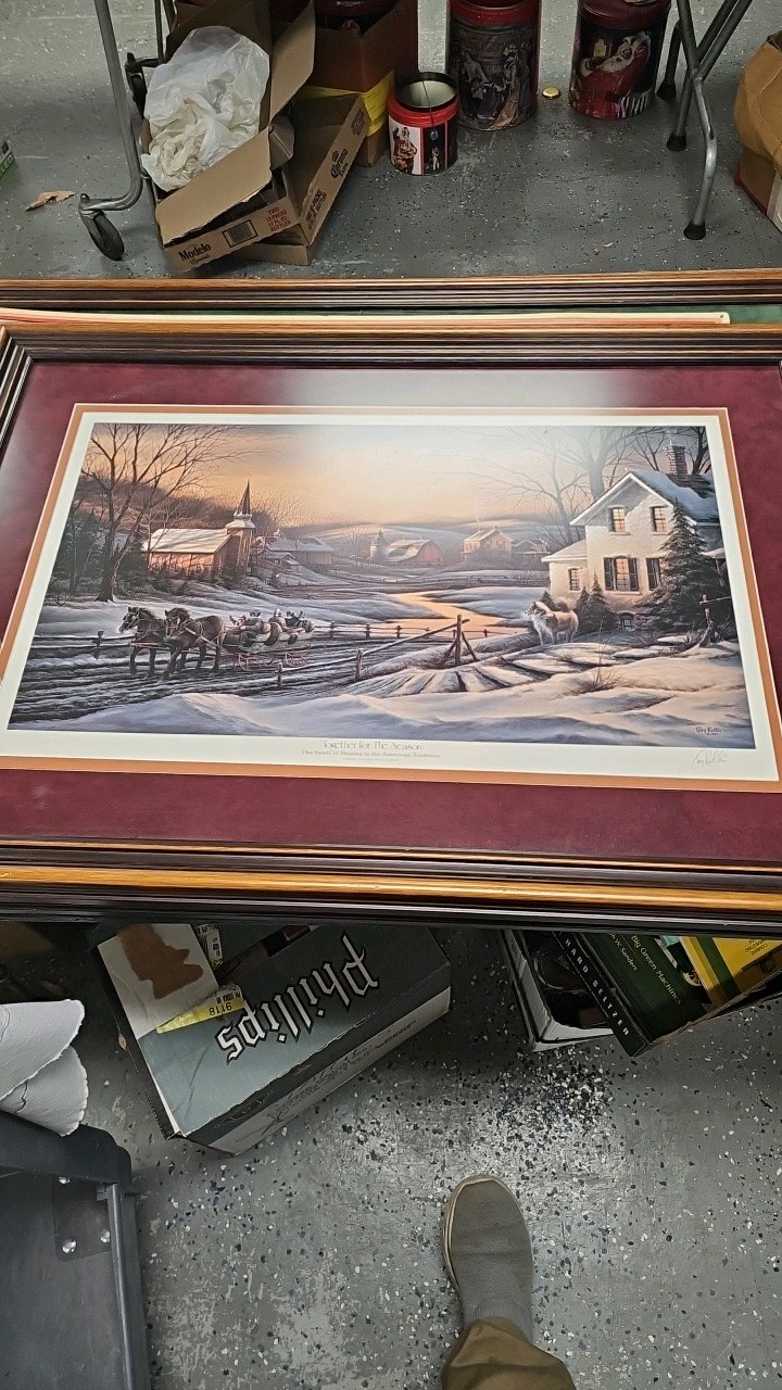 lot 197 image: Terry Redlin-Together for the Season