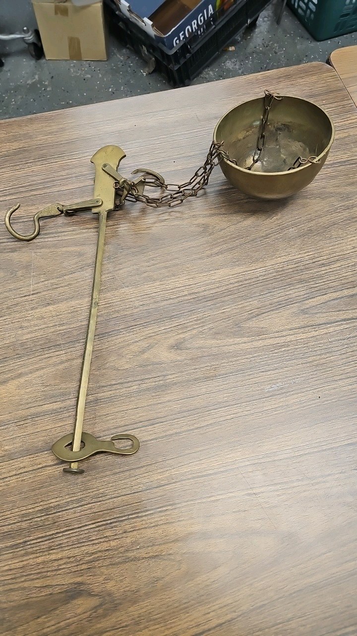 lot 197A image: Steelyard Balance Scale