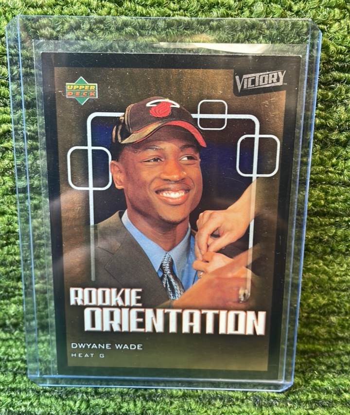 lot 118 image: 20032004 Upper Deck Victory, Rookie Orientation Dwyane Wade Miami Heat rookie card RC