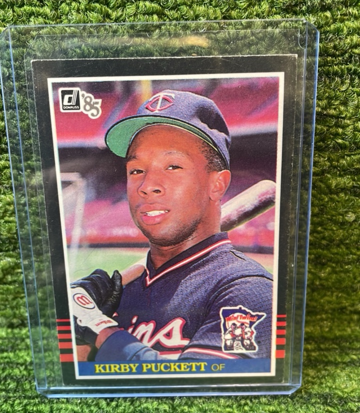 lot 12 image: 1985 Donruss KIRBY PUCKETT Rookie Minnesota Twins HOF Legend