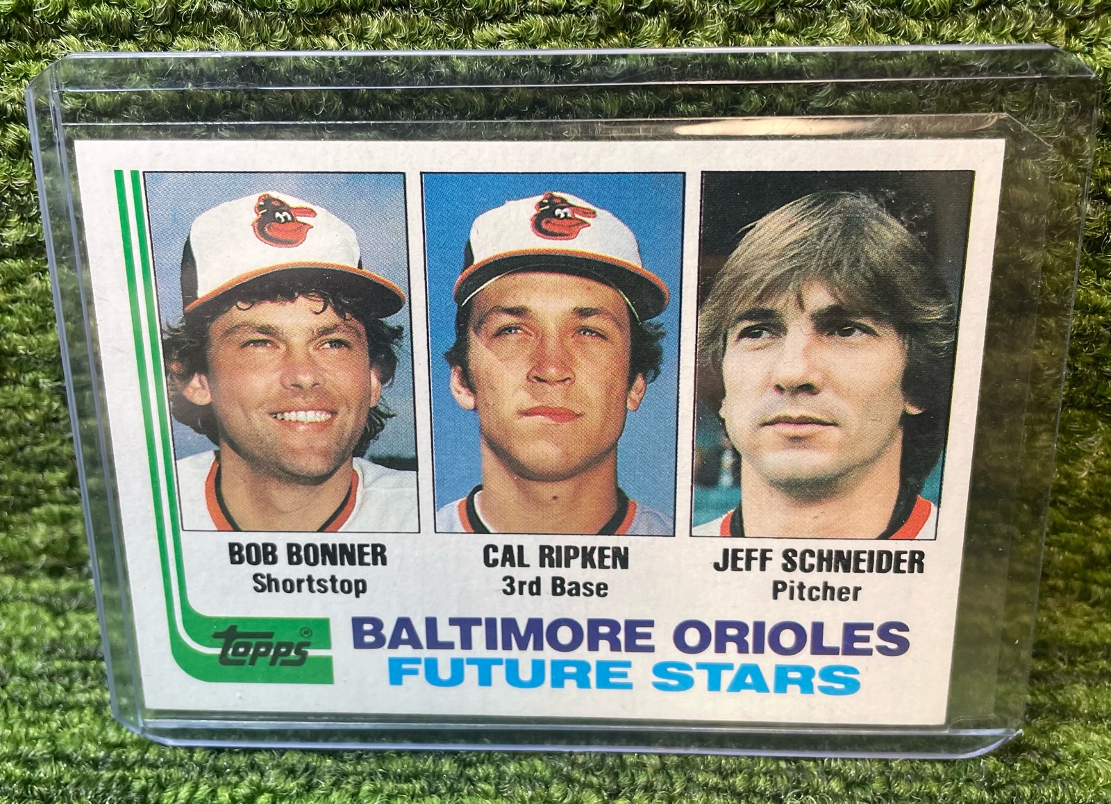 lot 13 image: 1982 Topps Future Stars CAL RIPKEN Jr. Rookie Card, Baltimore Orioles RC