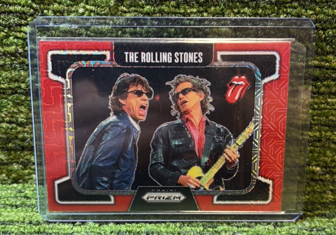lot 161 image: 2025 Panini PRIZM The Rolling Stones Red 99 Insert