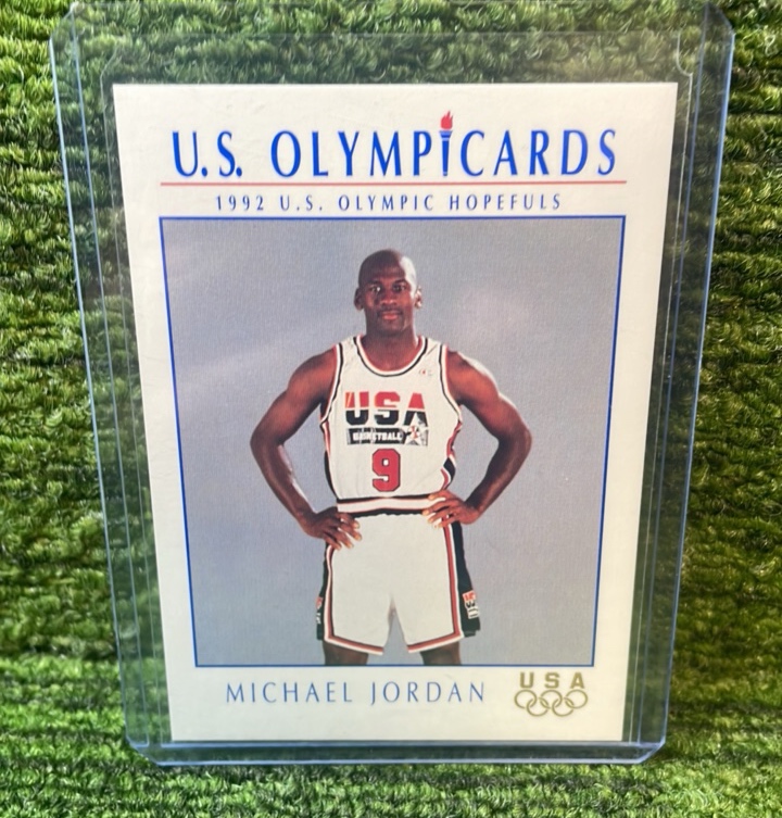 lot 20 image: 1992 Impel U.S. Olympicards Michael Jordan US Olympic Team USA