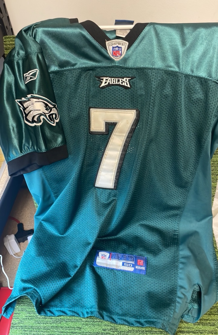 lot 56A image: Michael Vick- NFL On Field Reebok Jersey- Of The Philadelphia Eagles 