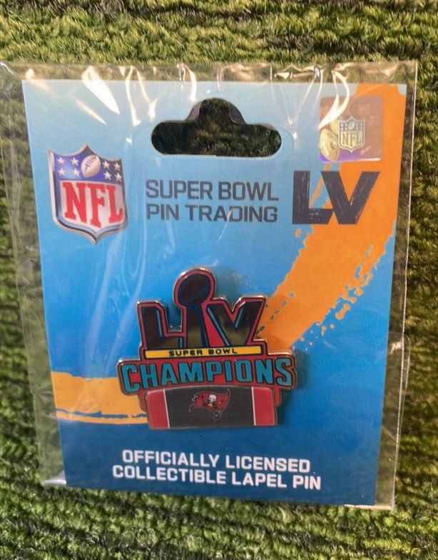 lot 65 image: Super Bowl LV Champions Tampa Bay Buccaneers Trading Pin