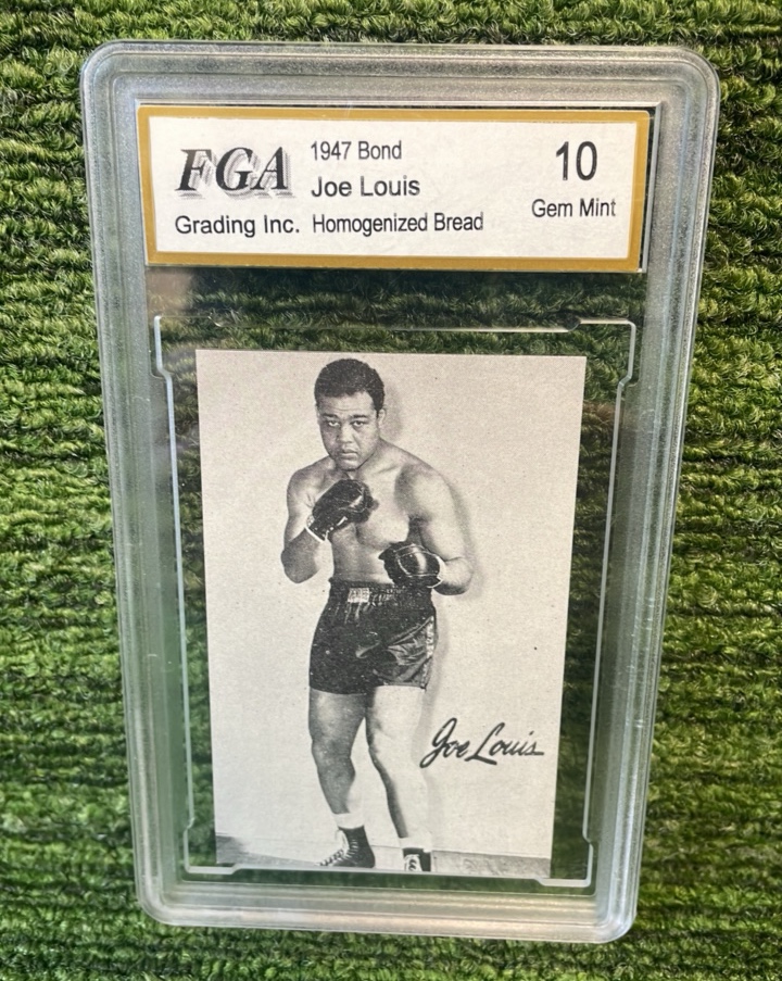 lot 92 image: 1947 Bond Bread, Joe Lewis , Graded GEM MINT 10
