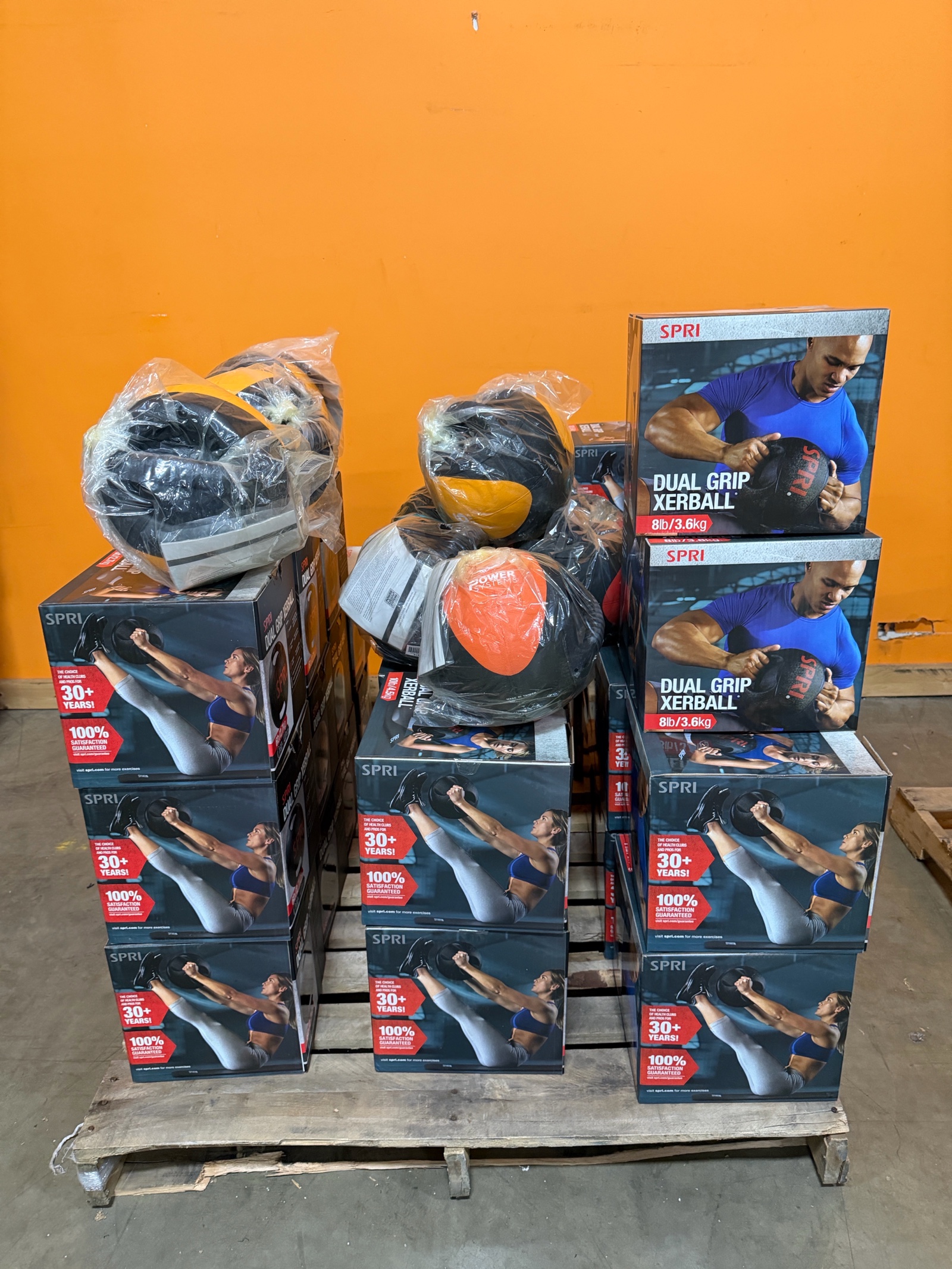 lot 40 image: SPRI Power Systems Xerball Medicine Ball Lot - Assorted Sizes