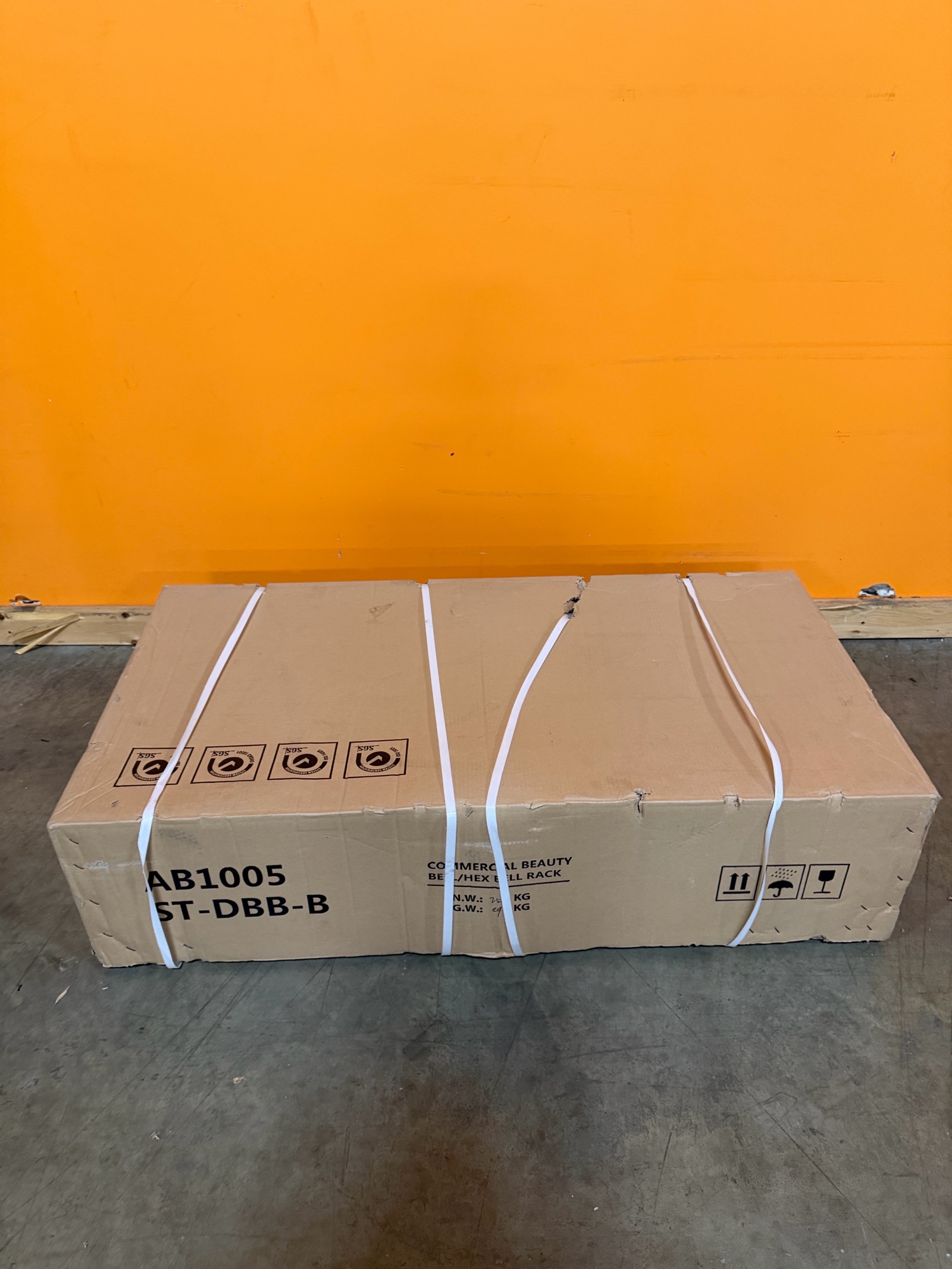 lot 42 image: Commercial Beauty Bell  Hex Dumbbell Rack - Model AB1005 ST-DBB-B