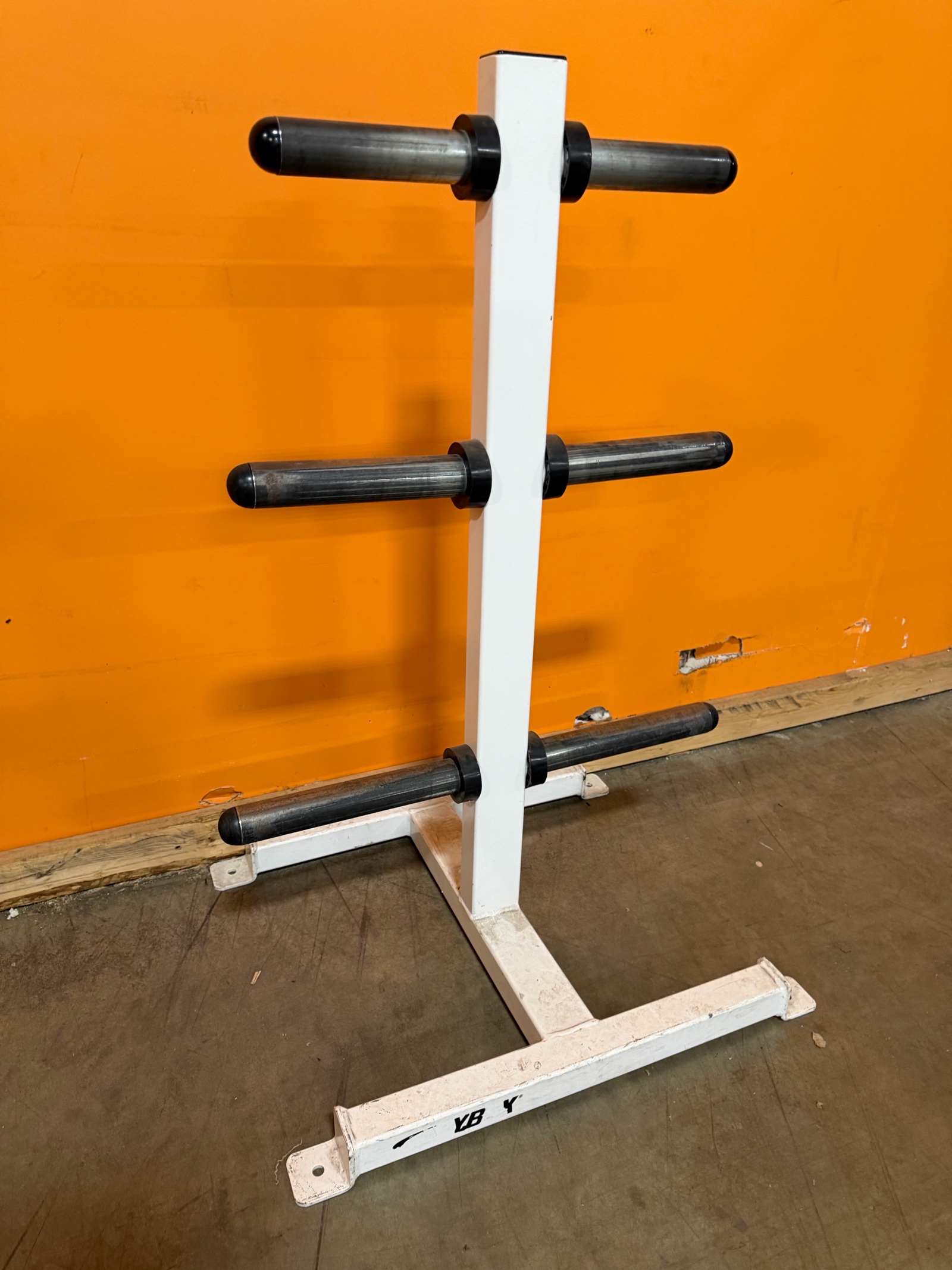 lot 48 image: Cybex Vertical Olympic Weight Plate Storage Rack