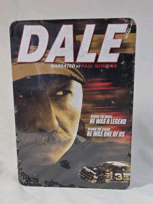 lot 120 image: Dale Earnhardt DVD Tin Set  Limited Edition Narrated by Paul Newman with Extras