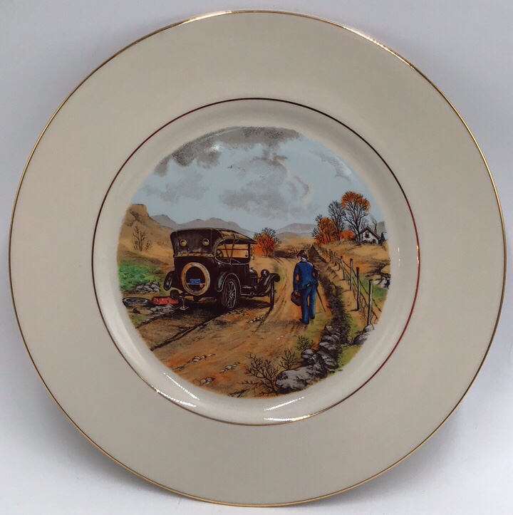 lot 172 image: Vintage 1974 Country Doctor Collector Plate  AAA North Dakota Edition by Gary Miller