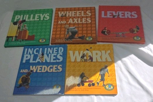 lot 259 image: Set of Learn About the World of Physics Childrens Books  Simple Machines Series