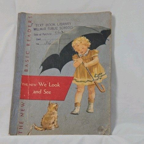 lot 262 image: 1951 The New We Look and See Basic Reader  Scott, Foresman and Company