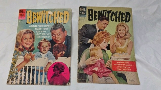 lot 270 image: Dell Bewitched Comic Magazines  1960s TV Series Issues